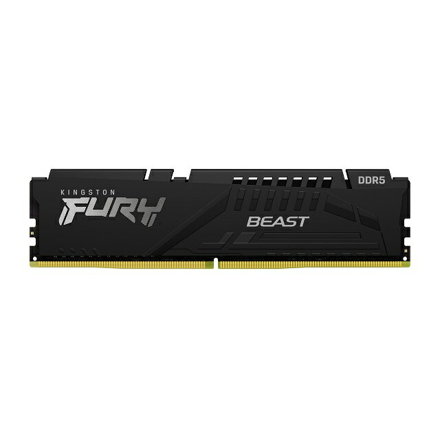 【メーカー取り寄せ】キングストン FURY Beastシリーズ ブラック 16GB 5600MHz DDR5 CL40 DIMM 288pin ゲーミングメモリ KF556C40BB-16 kingston 増設メモリ 新生活 国内正規品 キャンセル不可