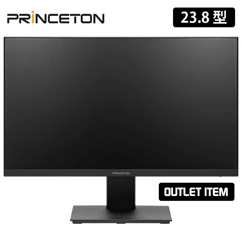 【再生品・保証なし・箱無し】【訳あり】プリンストン 23.8インチ ワイド 液晶ディスプレイ USB Type-C フルHD 100Hz IPS方式パネル KVM機能搭載 PTF-H241W-BK 液晶モニター 23.8型 FHD HDMI DisplayPort スピーカー内蔵 ディスプレイ モニター pcモニター USB-C KVMスイッチ
