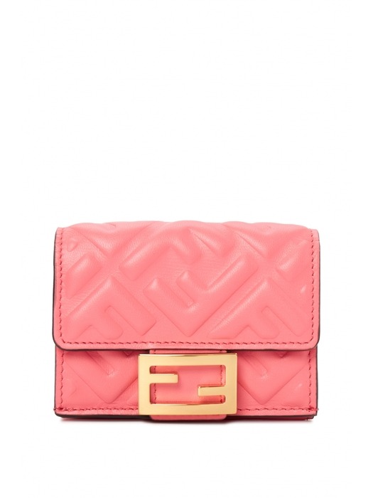 FENDI MICRO TRIFOLD WALLET 8M0395 AAJD F1K3C PINK フェンディ 2つ折り マイクロ コンパクトウォレット ピンク