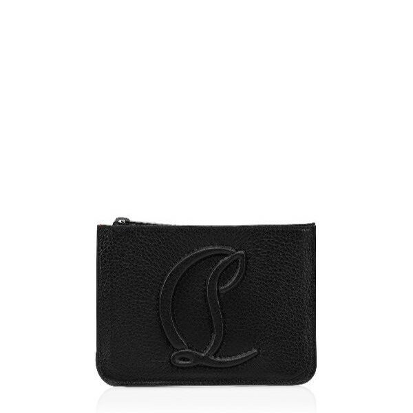 クリスチャンルブタン CHRISTIAN LOUBOUTIN クリスチャンルブタン 　キーチェン付きカードケースコインケース　BY MY SIDE KEY COIN CASE　3235084　CM53　BLACK