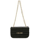 セリーヌ ショルダーバッグ（レディース） CELINE　　SHOULDER BAG　　MATELASSE MONOCHROME　　11127　3EPZ　38NO　　BLACK/GP　　セリーヌ　マテラッセ　ショルダーバッグ　ブラック　クロ　ゴールド