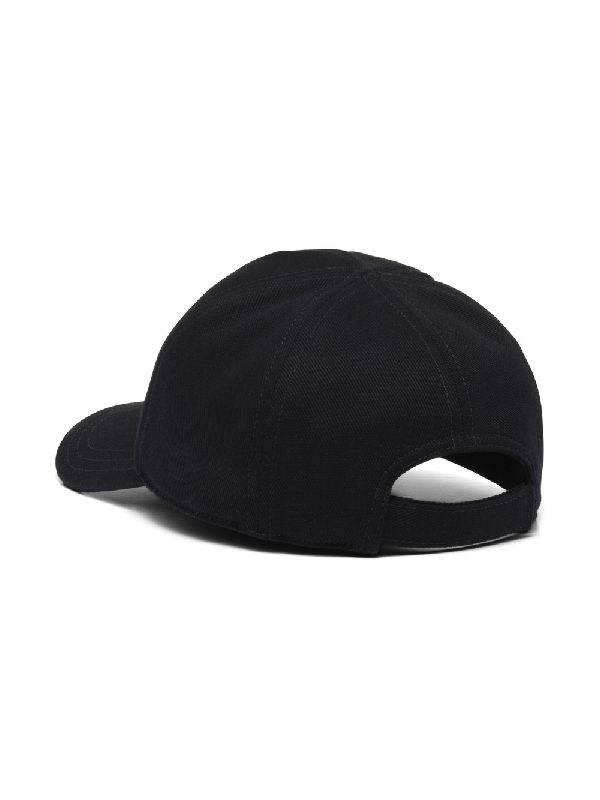 PRADA　LOGO　CAP　2HC179　2FMB　F0002　NERO　プラダ　ロゴキャップ　コットン　...