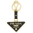 PRADA 　　SAFFIANO　1PP128　053　F0002　NERO　　プラダ　 キーホルダー　ブラック　ゴールド