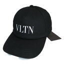 VALENTINO ヴァレンティノ ユニセックス ロゴキャップ WY2HDA10 TNQ 0NI VLTN CAP NERO