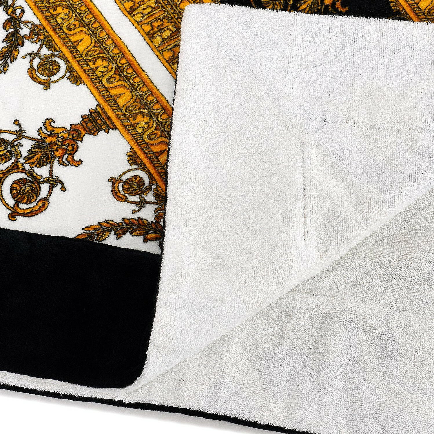 VERSACE �����륵���� �ۡ��� �ӡ��������� ZTO191401 ZCOSP075 Z7066 ���졼�� �ɥ� �ե롼�� �ץ��� ������ WHITE/BLACK