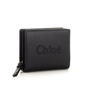 クロエ 革財布 レディース CHLOE　　SENSE COMPACT WALLET　CHC23SP867I10　　001BLACK　　クロエ　センス　コンパクトウォレット　ブラック