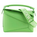 LOEWE　PUZZLE EDGE SMALL CERAMIC　A510P60X24　8611　NEON GREEN　ロエベ　パズル　エッジ　スモール　ハンドバッグ　レディース　ネオン　グリーン