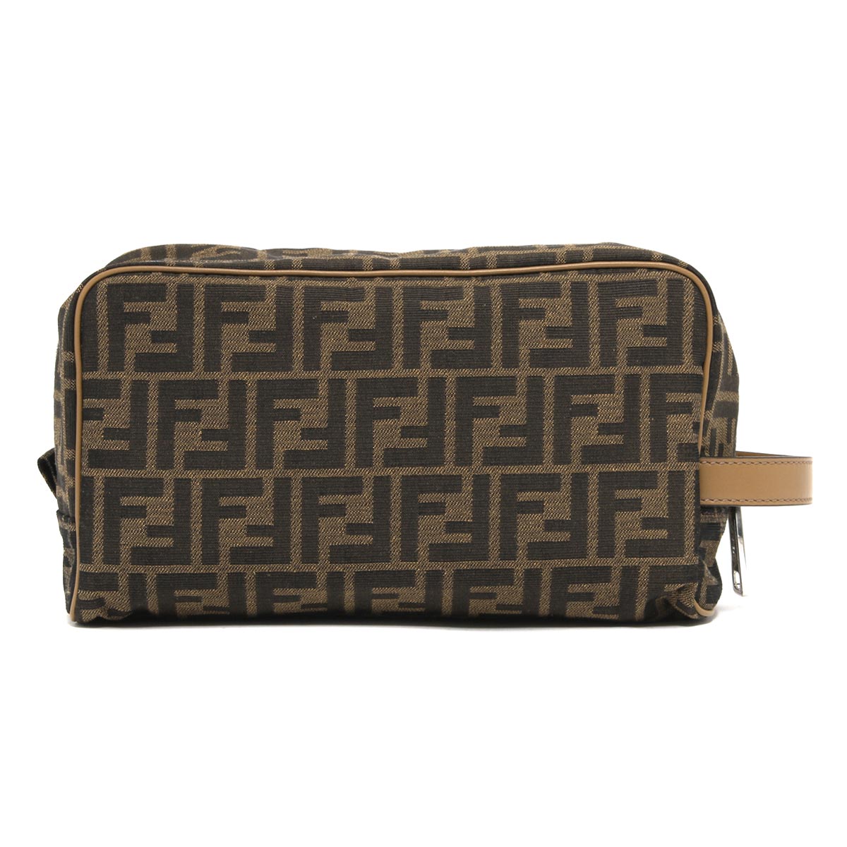 FENDI　BEAUTY　FF　LOGO　ALL　OVER　JACQUARD　7N0141　ALWK　F1HRM　BROWN　フェンディ　メンズ　トイレタリー　セカンドバッグ　ブラウン 2