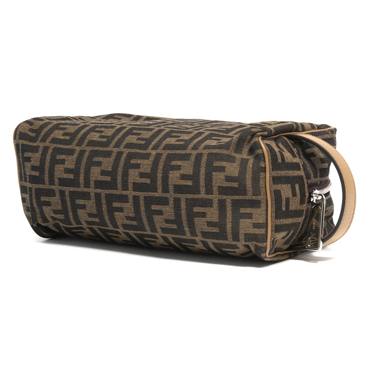 FENDI　BEAUTY　FF　LOGO　ALL　OVER　JACQUARD　7N0141　ALWK　F1HRM　BROWN　フェンディ　メンズ　トイレタリー　セカンドバッグ　ブラウン 3