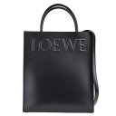 LOEWE　STANDARD　TOTE　BAG　A933R18X14　1100　BLACK　ロエベ　トートバッグ　ブラック