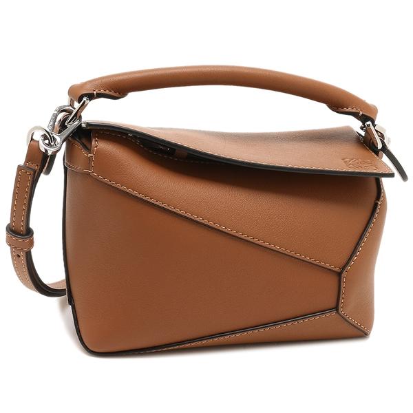 LOEWE　MINI PUZZLE BAG　A510P88X26　2530　TAN　ロエベ　ミニ　パズルバッグ　レディース　ブラウン　タン