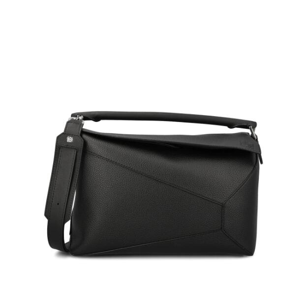 LOEWE　LARGE　PUZZLE　BAG　B510140X16　1100　BLACK　ロエベ　パズル　ラージバッグ　ハンドバッグ　メンズ　クロ　ブラック