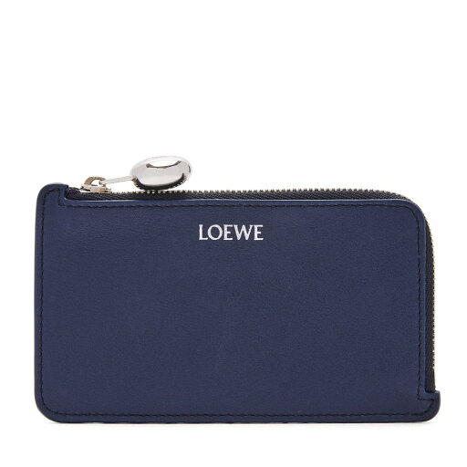 LOEWE PEBBLE COIN CARDHOLDER CANBZ40X01 4467 ABYSS BLUE ロエベ パズル コイン カードホルダー ブルー LOEWE PEBBLE COIN CARDHOLDER CANBZ40X01 4467 ABYSS BLUE ロエベ パズル コイン カードホルダー ブルー
