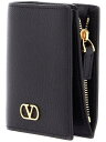 VALENTINO BI FORD COMPACT WALLET 6W2P0AJ5 SNP 0NO BLACK ヴァェンティノ レディース コンパクトウォレット クロ ブラック(4)