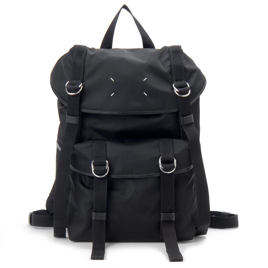 Rakuten - MAISON MARGIELA　HIGH TECH M BACKPACK　SB1WA0016　P6763　T8013　BLACK　メゾンマルジェラ　バックパック　クロ　ブラック