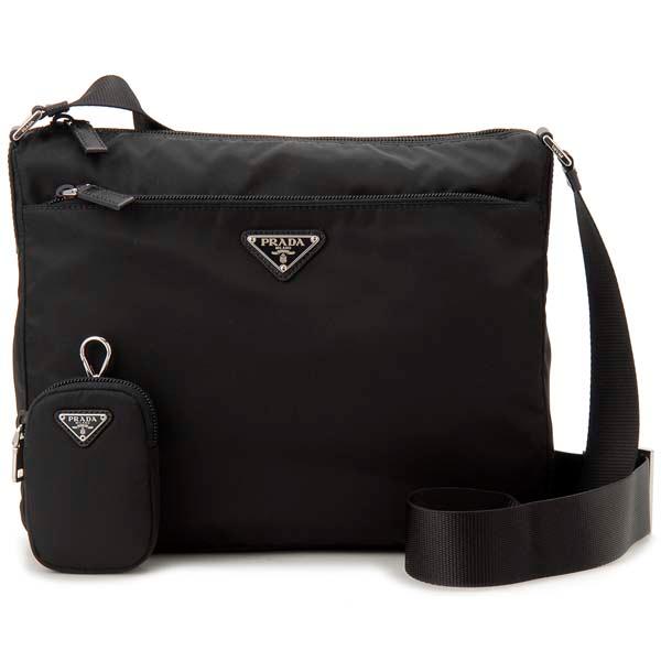 Rakuten - PRADA　SHORDER BAG TESSUTO　1BC421　VD1MR　V44　F0002　NERO　プラダ　レディース　ショルダーバッグ　ナイロン　クロ　ブラック