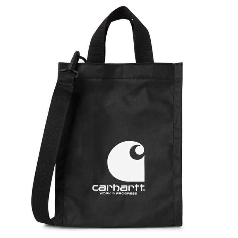 Rakuten - CARHARTT　SHOPPING BAGI0361530D2XX　BLACKWHITE　カーハート　ショッピングバッグ　ブラック　クロ