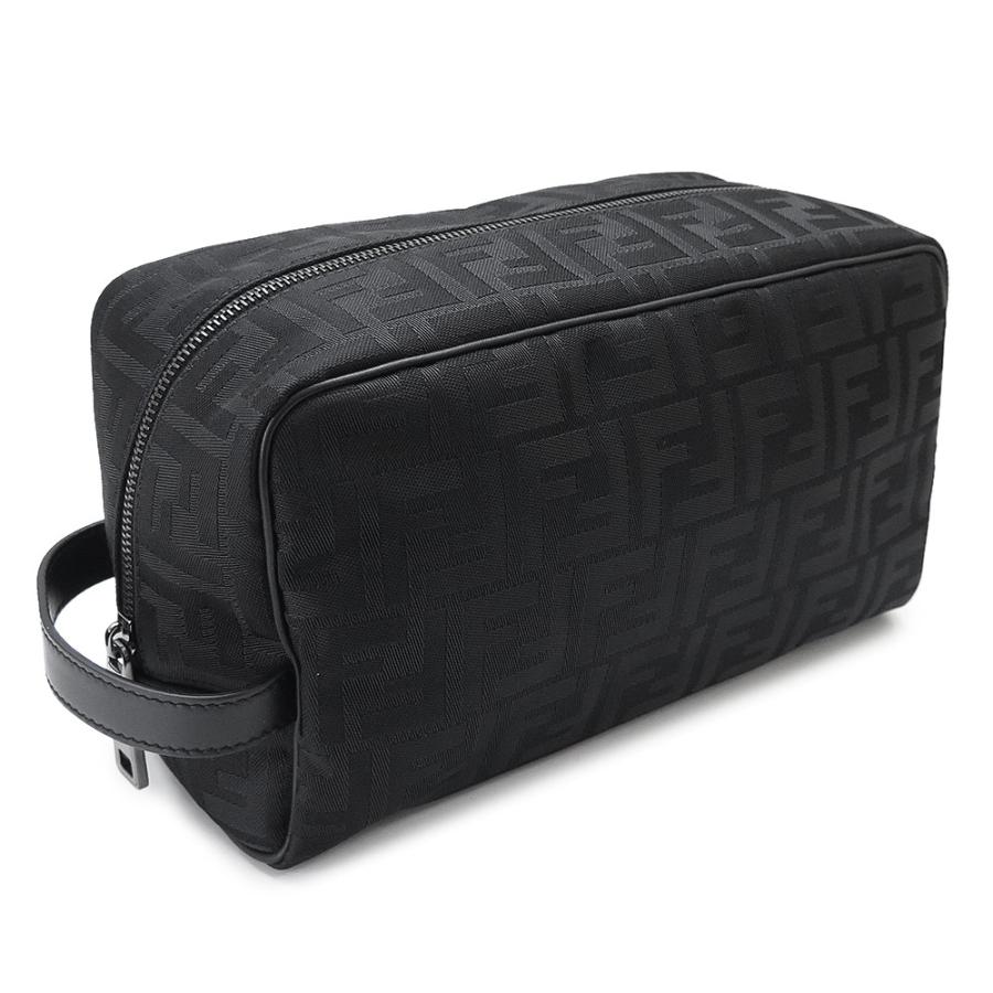 Other - FENDI　FF TOILETRY CASE MEDIUM　7N0141　AVC6　F1USQ　BLACK+SAT-RUTHENIUM　フェンディ　メンズ　トイレタリー　セカンドバッグ　ブラック