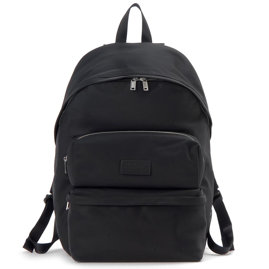 Rakuten - MM6　MAISON MARGIELA　NUMERIC BACKPACK　SB5WA0006　P8504　T8013　BLACK　MM6 メゾンマルジェラ　バックパック　クロ　ブラック