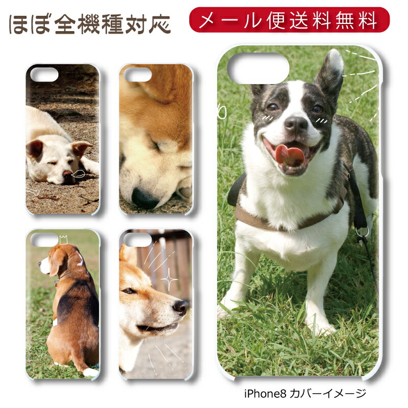 Rakuten - 【メール便送料無料】 ワンコ写真 ★ スマホ ハードケース 多機種制作対応 iPhone17 Pro Max iPhoneAir iPhoneSE 第3世代 iPhone16 iPhone8 Xperia Galaxy GooglePixel