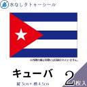 キューバ 国旗 水無しで貼れる タトゥーシール シール 応援 フェイスシール フェイスペイント スポーツ サッカー ラグビー テニス サーフィン 柔道 野球 バ...