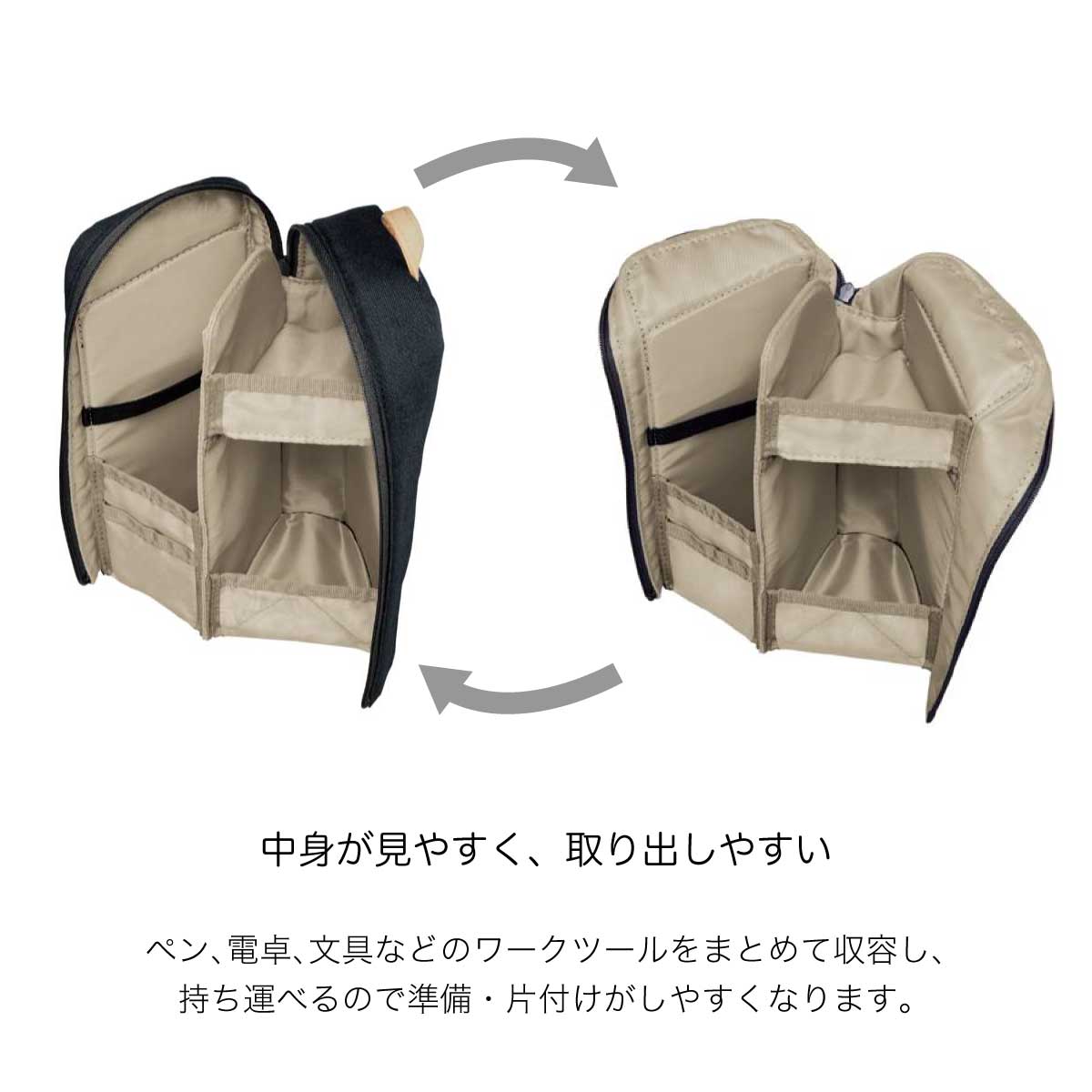 [コクヨ] ネオクリッツ シェルフ ペンスタンド ペンケース 立つ ガジェット ガジェットポーチ ペンスタンド 会社 筆箱 F-VBF210 KOKUYO printdog-10001362 プリントドッグ サンプル画像3