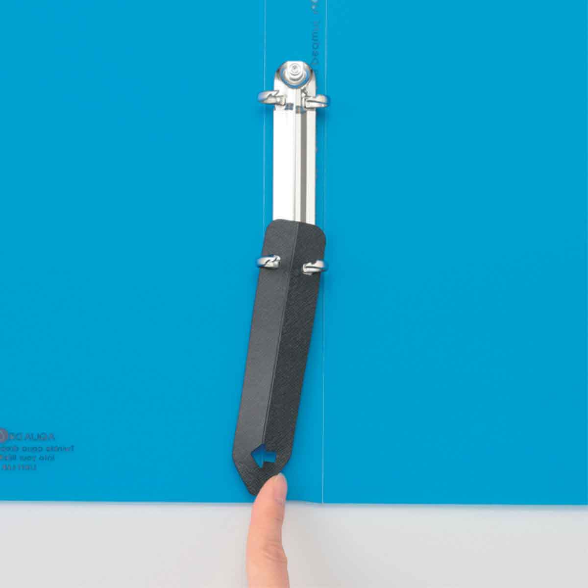 [リヒトラブ] 10冊セット AQUA DROPs リングファイル ツイストリング A5 150枚 2穴 S型 ファイル バインダー F-5006 LIHIT LAB 3