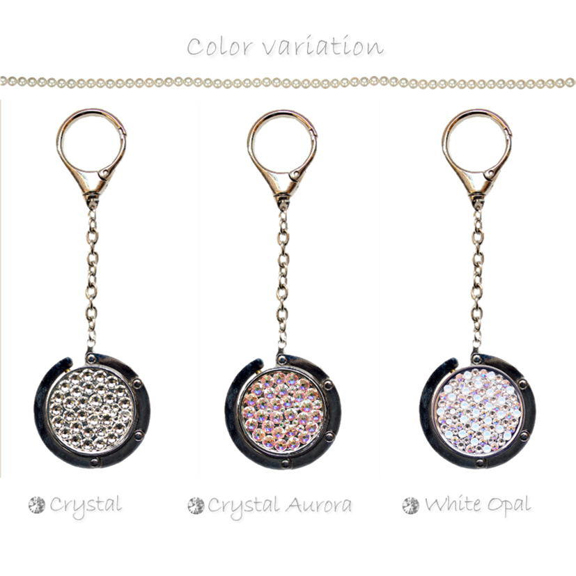SWAROVSKIoneColorキーホルダーバッグハンガーハート型プレゼント