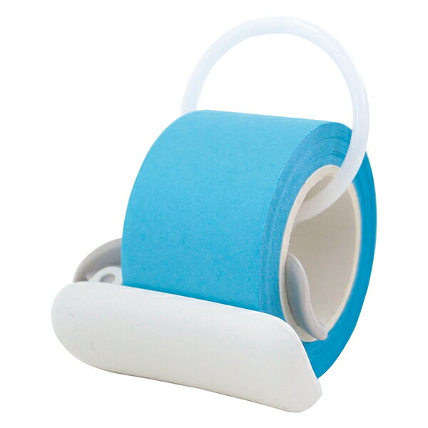 携帯するロールふせん　gnotes【ロルフミニ】スタンダード粘着　25mm幅8M巻　取付用リングとカッター付..