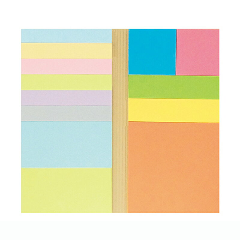 gnotes 付箋 色々なサイズやカラーのふせんがコンパクトに収納された【ふせんの手帖 　ブルーノート】プリントインフォームジャパン