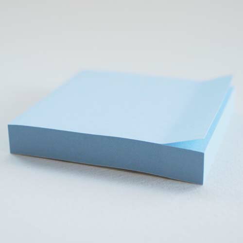 【医療・福祉・教育機関向け50%off応援セール】ふせん 広範囲にのり ハチマル 60x60mm 簡易包装