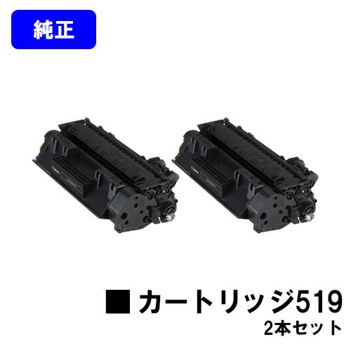 Other - CANON トナーカートリッジ519(CRG-519)お買い得2本セット【純正品】【翌営業日出荷】【送料無料】【LBP6600/LBP6340/LBP6330/LBP6300/LBP252/LBP251】