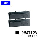 EPSON 環境推進トナー LPB4T12V お買い得2本セット【純正品】【翌営業日出荷】【送料無料】【LP-S210/LP-S310】