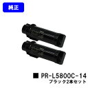 NEC トナーカートリッジ PR-L5800C-14お買い得2本セット【純正品】【翌営業日出荷】【送料無料】【MultiWriter 5800C】