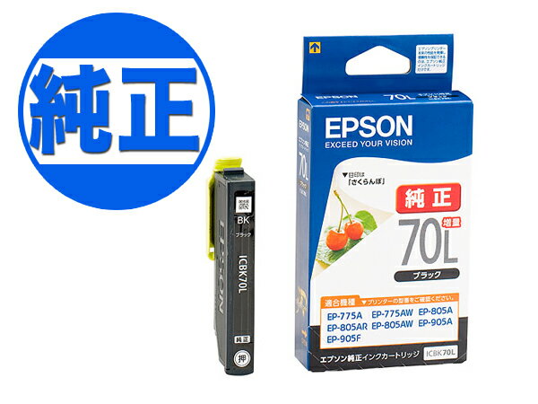 EPSON 純正インク IC70 インクカートリ