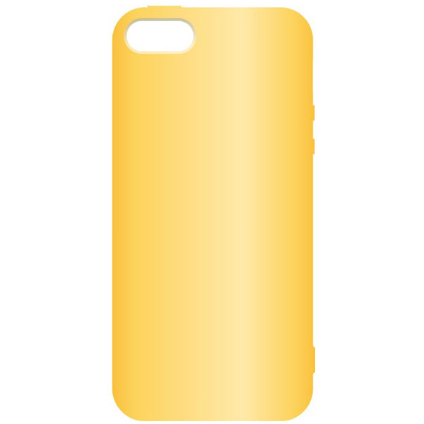 iPhoneSE(第1世代)／iPhone5S／iPhone5専用シリコンジャケット オレンジ