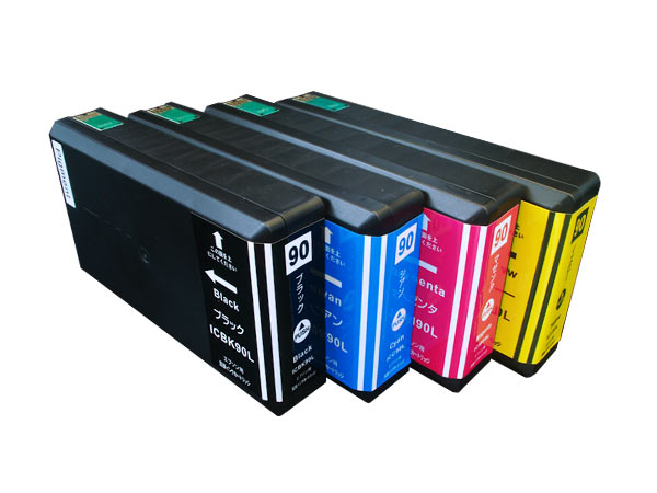 Rakuten - IC4CL90L エプソン用 IC90 互換インクカートリッジ 顔料 増量 Lサイズ 4色セット 顔料4色セット PX-B700 PX-B700C2 PX-B700C3 PX-B700C5 PX-B700C9 PX-B750F PX-B750FC2 PX-B750FC3