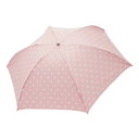 今日はポイント5倍 スギタ HYGGE T/C ポルカドット丸ミニ 50cm 晴雨兼用日傘 ピンク 27541 UV機能付き(4)