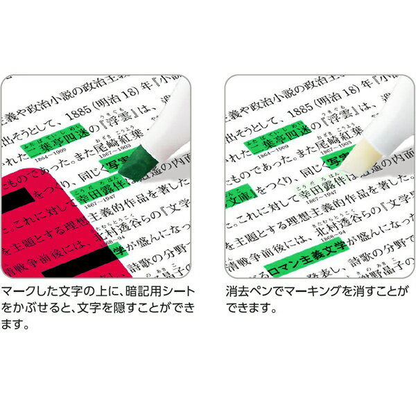 シヤチハタ Shachihata アートライン BLOX 暗記用 緑セット