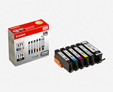 18日までポイント5倍 キヤノン(CANON) 純正インク BCI-371+370 インクカートリッジ 6色マルチパック BCI-371+370/6MP 6色セット PIXUS MG7730 PIXUS MG7730F PIXUS MG6930のサムネイル