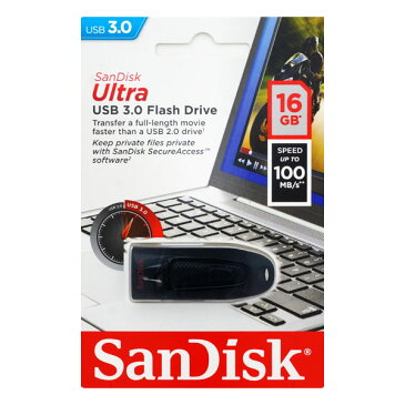 SanDisk (サンディスク) Ultra USBメモリ 16GB USB3.0 SDCZ48-016G-U46