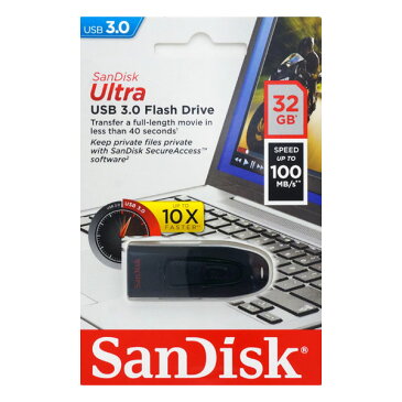 SanDisk (サンディスク) Ultra USBメモリ 32GB USB3.0 SDCZ48-032G-U46