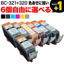 BCI-321+320 キヤノン用 互換インク 色
