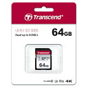 Transcend gZh 64GB SDXC 300S Class 10AUHS-I U3AV30 Ή SDJ[h