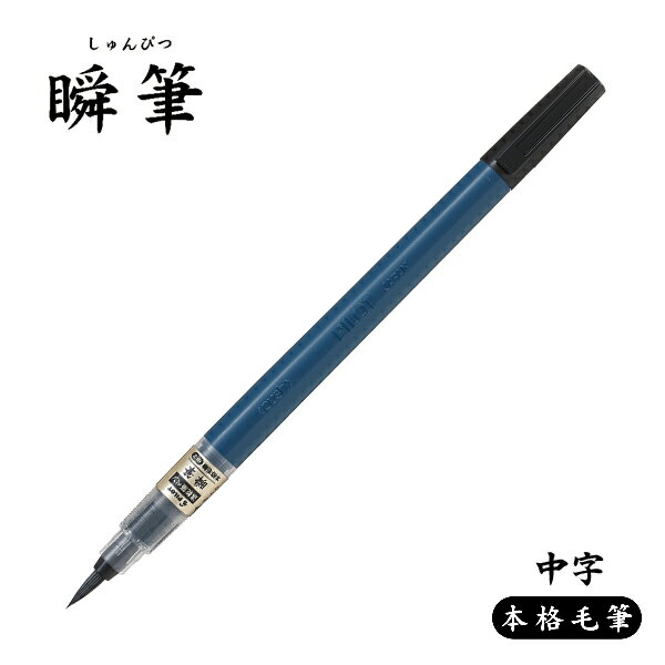 PILOT パイロット 瞬筆 本格毛筆 黒 中字 SVS-70FDM-B 黒・中字