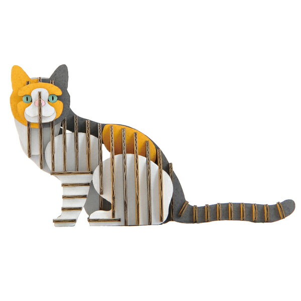 【マラソン中全品ポイント10倍 】 hacomo GRID ハコモ グリッド 三毛猫 No.4850 ねこ