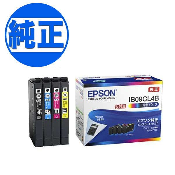Rakuten - EPSON 純正インク IB09 インクカートリッジ 大容量 4色セット IB09CL4B PX-M730F