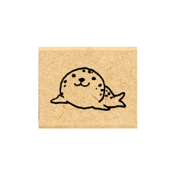 こどものかお Piccolo Stamp ピッコロ スタンプ アザラシ 正面 0812-035 アザラシ・正面