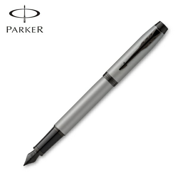 パーカーのIM ポイント増量中 PARKER パーカー IM アイエム The Core Line コアライン 万年筆 マットグレイBT ペン先F 2127923 [ギフト]