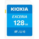 KIOXIA LINVA() SDJ[h Exceria SDXC U1 R100 C10 tHD ǂݎ 100MB/s 128GB LNEX1L128GG4